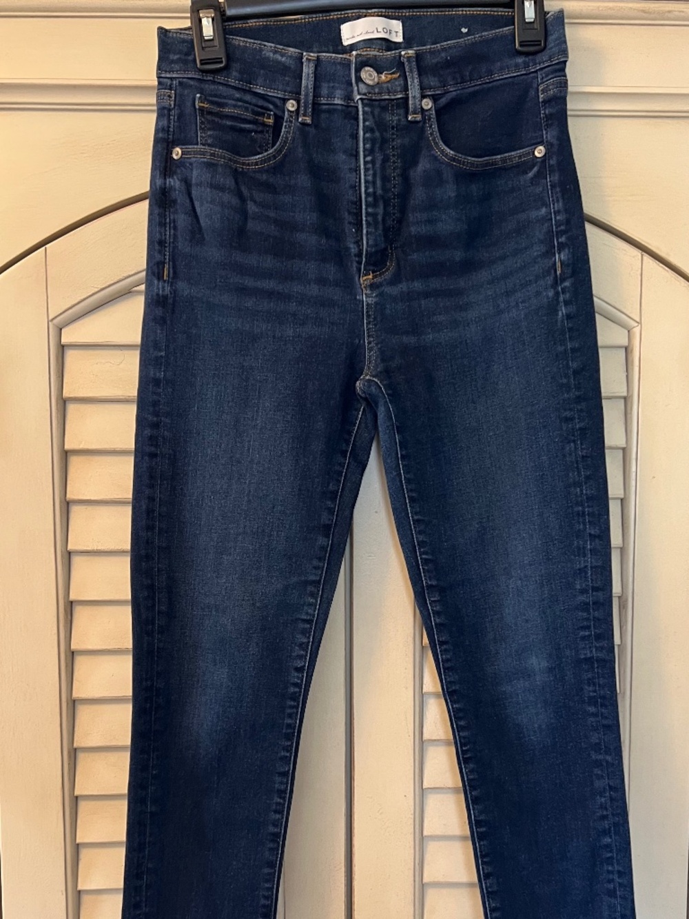 LOFT Skinny Jeans Womens 27/4 Medium Wash Blue Stretch Denim